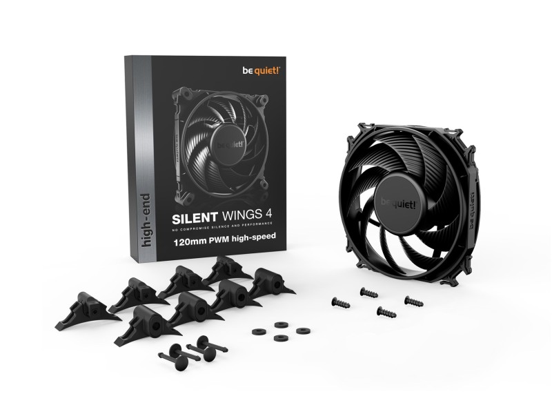 be quiet! SILENT WINGS 4 | 120mm PWM high-speed Computer case Fan 12 cm Black 1 pc(s)