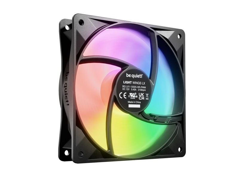 be quiet! LIGHT WINGS LX 120mm PWM high-speed Computer case Fan 12 cm Black 1 pc(s)