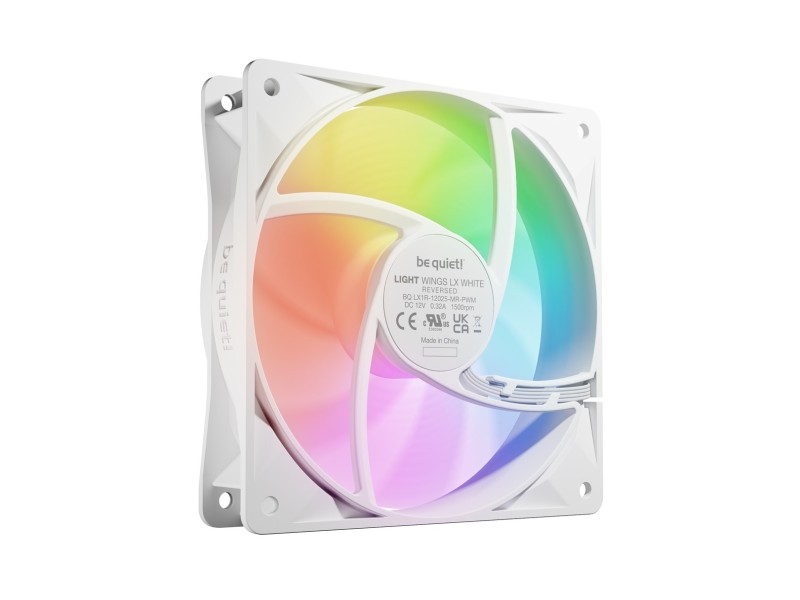 be quiet! Light Wings LX 120 mm PWM Reverse White Computer case Fan 12 cm 1 pc(s)