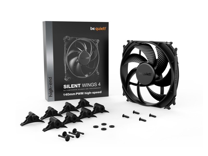 be quiet! SILENT WINGS 4 | 140mm PWM high-speed Computer case Fan 14 cm Black 1 pc(s)