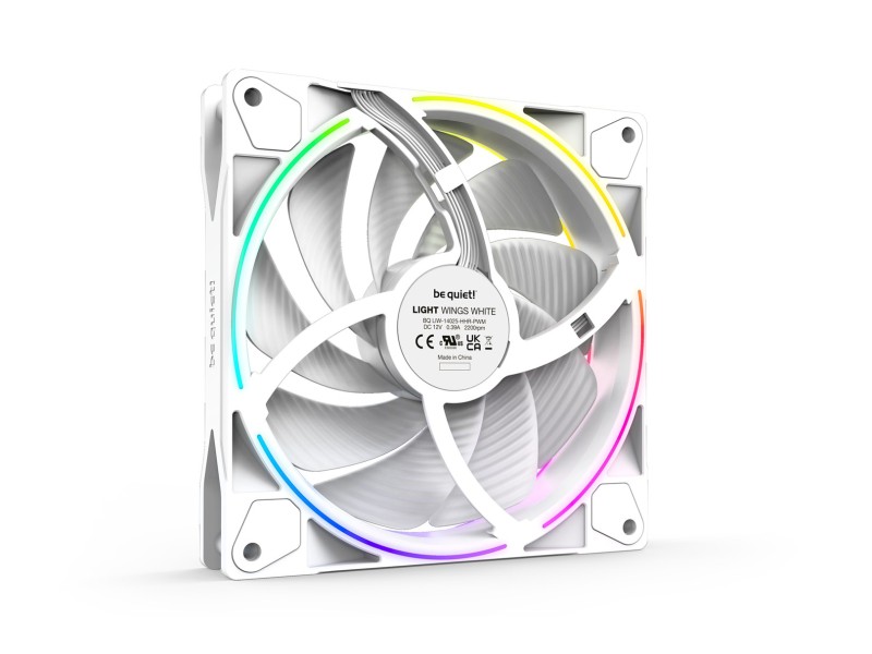 be quiet! Light Wings White | 140mm PWM high-speed Triple-Pack Computer case Fan 14 cm 3 pc(s) be quiet! Light Wings White | 140mm PWM high-speed Triple-Pack Computer case Fan 14 cm 3 pc(s)