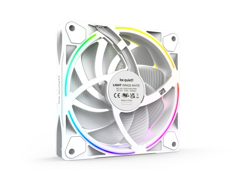 be quiet! Light Wings White | 120mm PWM high-speed Triple-Pack Computer case Fan 12 cm 3 pc(s)
