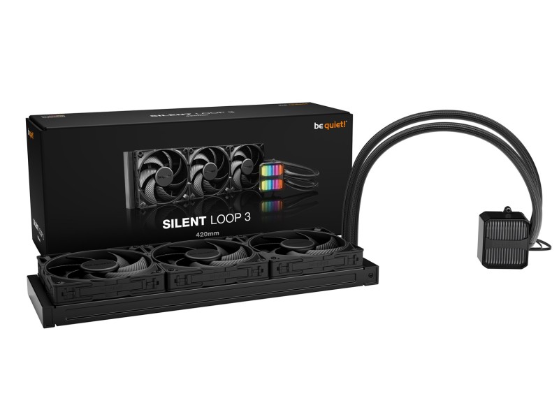 be quiet! Silent Loop 3 420 mm Processor All-in-one liquid cooler 14 cm Black 1 pc(s)