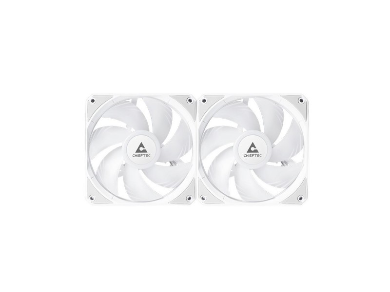 Chieftec ICEBERG 240-RGB-W Computer case All-in-one liquid cooler 12 cm White