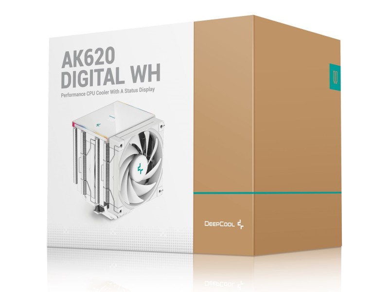 DeepCool AK620 Digital WH Processor Air cooler 12 cm White 1 pc(s)