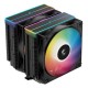 DeepCool AG620 BK ARGB V2 Chipset, Motherboard Air cooler 12 cm Black 1 pc(s)