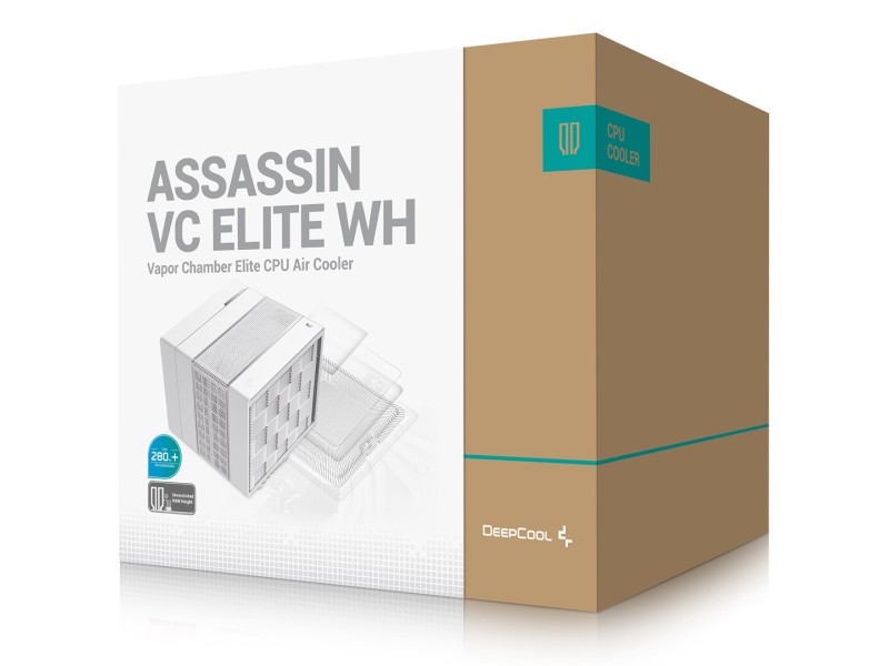 DeepCool Assassin VC Elite WH Processor Air cooler 120/140 mm White 1 pc(s) DeepCool Assassin VC Elite WH Processor Air cooler 120/140 mm White 1 pc(s)