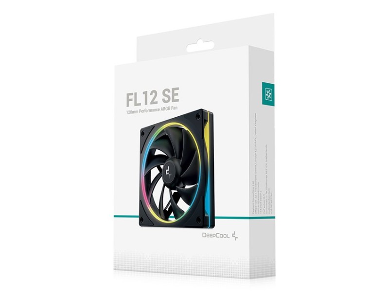 DeepCool FL12 SE Computer case Fan 12 cm Black 1 pc(s)