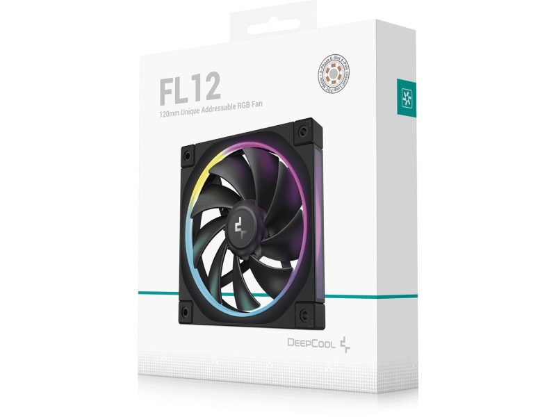 DeepCool FL12 Computer case Fan 12 cm Black 1 pc(s)