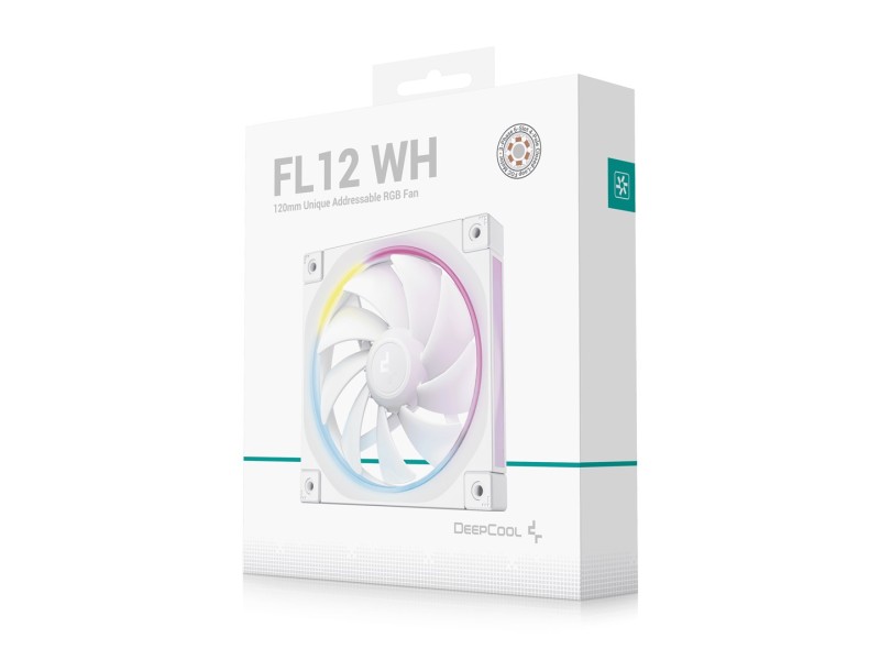 DeepCool FL12 WH Computer case Fan 12 cm White 1 pc(s)