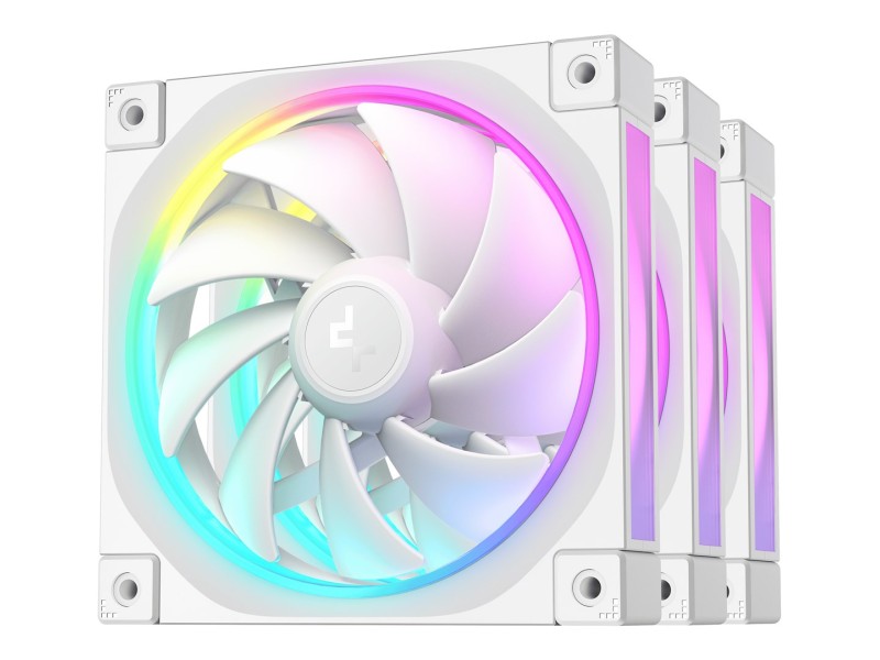 DeepCool FL12 WH-3 in 1 Computer case Fan 12 cm White 3 pc(s)
