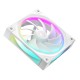 DeepCool FL12 WH-3 in 1 Computer case Fan 12 cm White 3 pc(s)