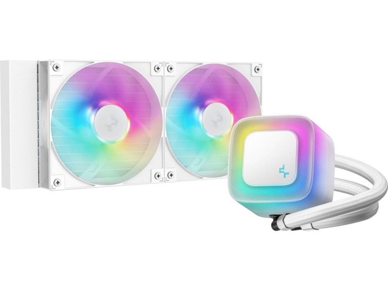 DeepCool LE240 WH V2 Processor All-in-one liquid cooler 12 cm White 1 pc(s)