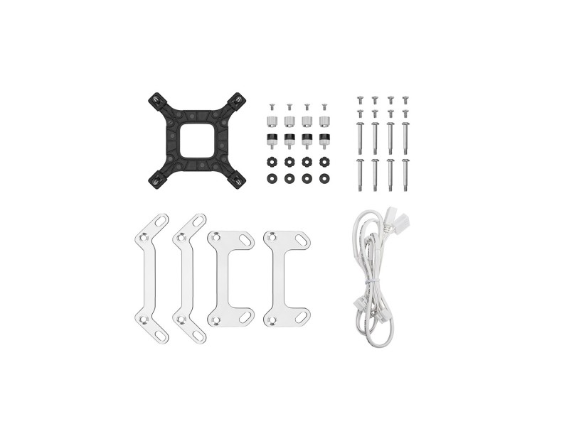 DeepCool LT240 Processor All-in-one liquid cooler 12 cm White 1 pc(s)