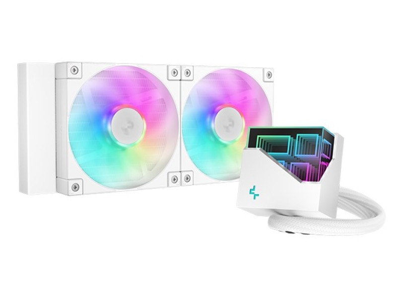 DeepCool LT240 Processor All-in-one liquid cooler 12 cm White 1 pc(s)