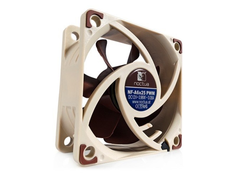 Noctua NF-A6x25 PWM Computer case Fan 6 cm Beige, Brown