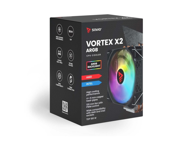 SAVIO VORTEX X2 ARGB CPU COOLING