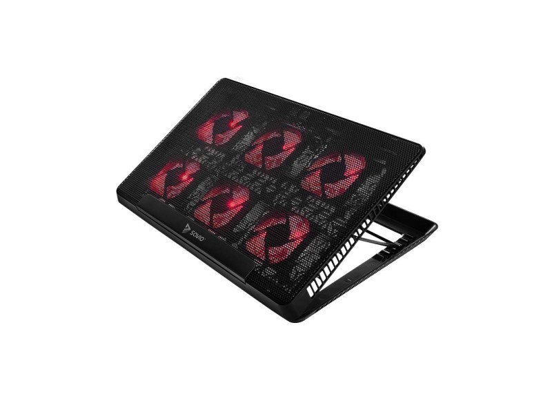 Laptop cooling pad, 6 backlit fans, 2000 RPM, SAVIO COS-01
