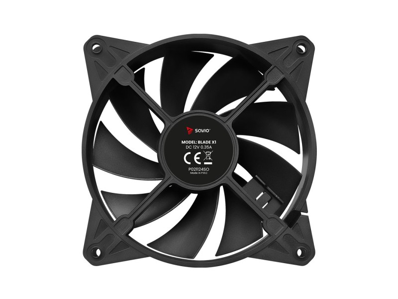 SAVIO Fan Set BLADE X1 SET 3 x 120mm 4-pin PWM black
