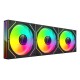 Mars Gaming MF3DPROKIT computer cooling system Computer case Fan 12 cm Black
