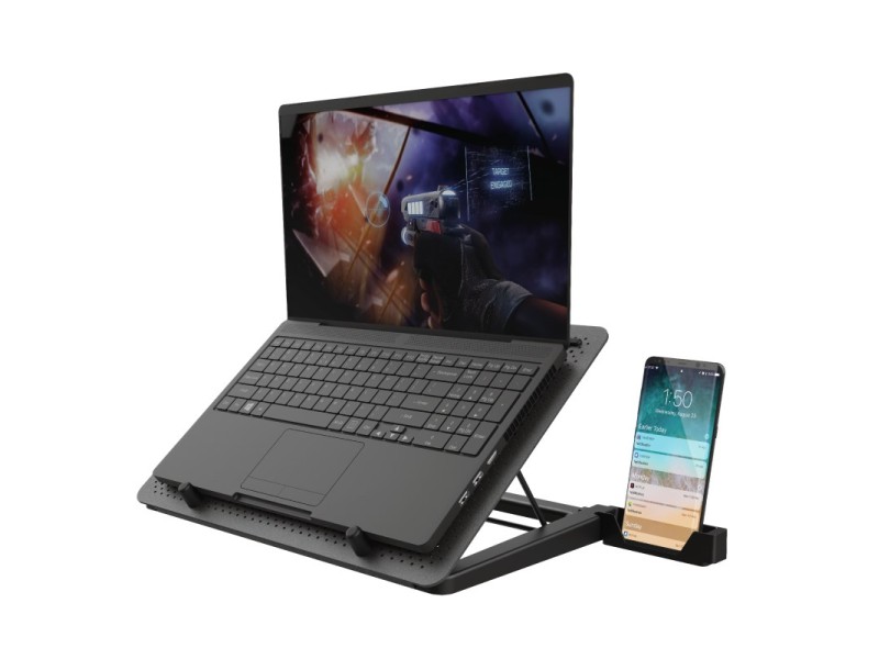 Trust GXT 1125 Quno Notebook stand Black 43.2 cm (17