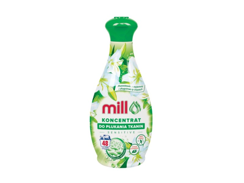 MILL Fabric softener concentrate SENSITIVE 1.3 l, 48 rinses
