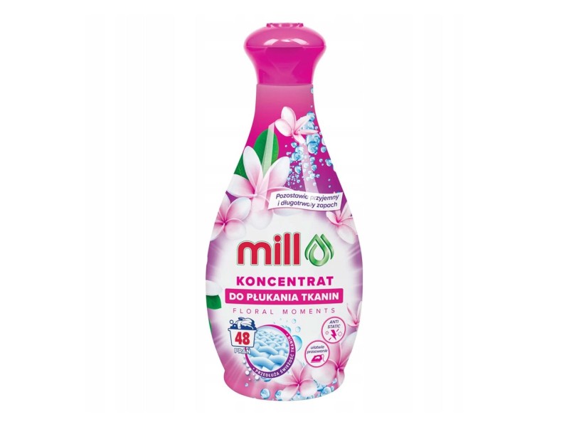 MILL Fabric softener concentrate FLORAL MOMENTS 1.3 l, 48 rinses