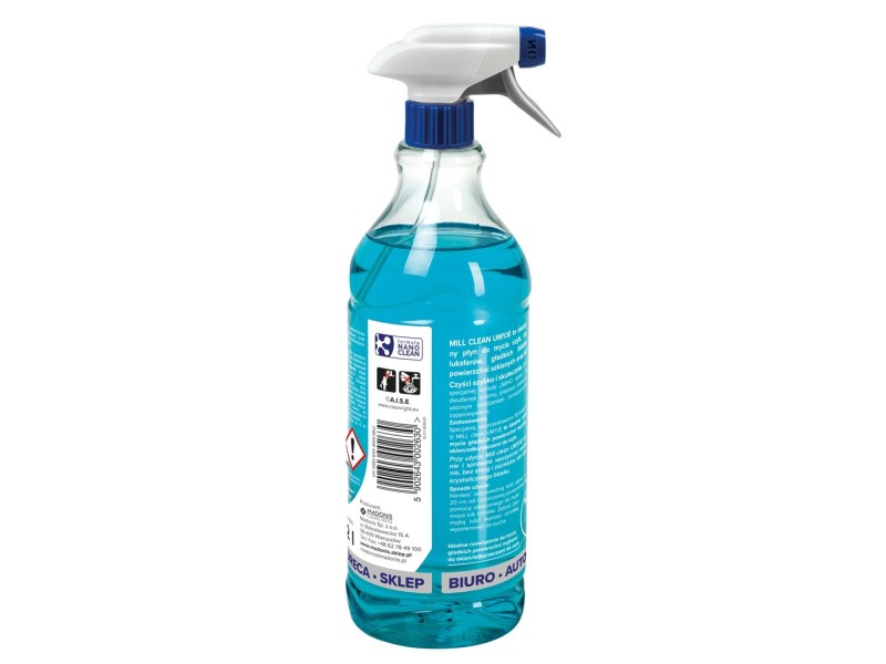 Mill Clean Wash liquid for cleaning windows, glass, mirrors, tiles 1.22 L