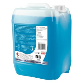 MILL CLEAN CLEANS 5 liters. A liquid cleaner for windows, mirrors, tiles, and countertops. It removes dust and grease stains without leaving streaks or smudges. The large 5-liter canister is ideal for cleaning companies, hotels, and offices.