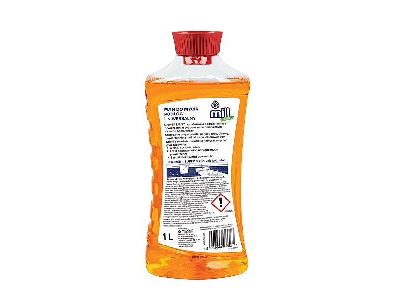 Mill Clean orange scented floor cleaner 1 L