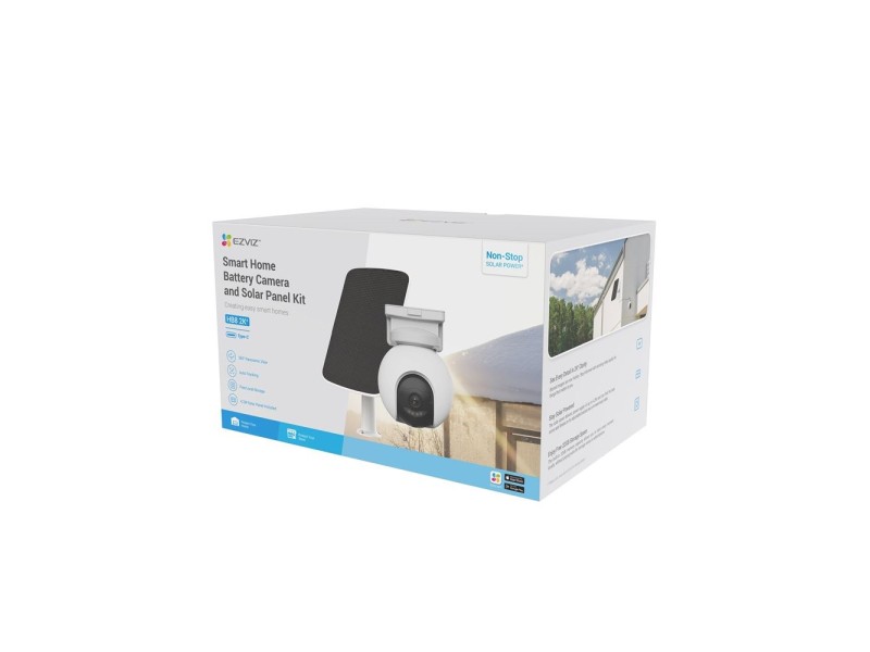 EZVIZ HB8 Spherical IP security camera Outdoor 2560 x 1440 pixels Wall with solar panel