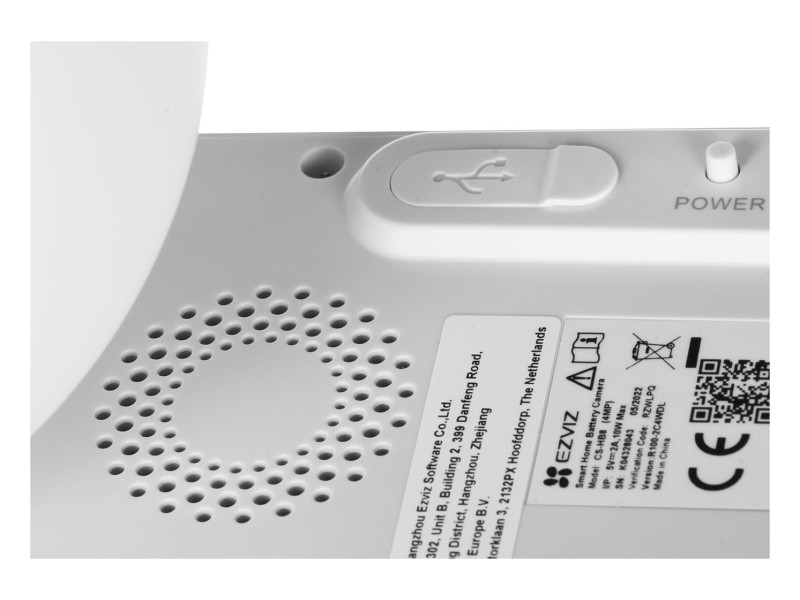 EZVIZ HB8 Spherical IP security camera Outdoor 2560 x 1440 pixels Wall with solar panel