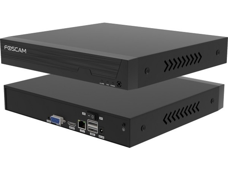 Network video recorder FOSCAM FN9108H 8-channel 5MP NVR Black Network video recorder FOSCAM FN9108H 8-channel 5MP NVR Black