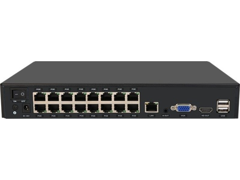 Foscam FNA216HE 8MP 16CH POE NVR 16-channel recorder
