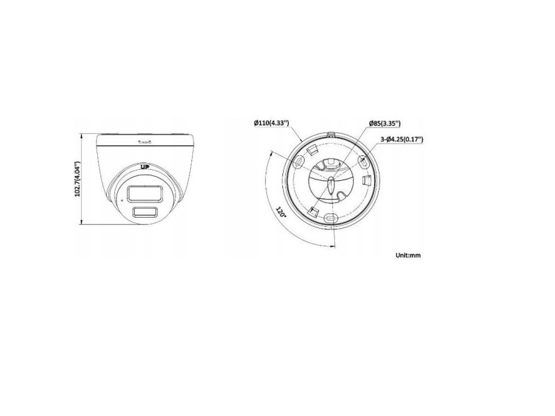 IP Camera HIKVISION DS-2CD1367G2H-LIU(2.8mm) White