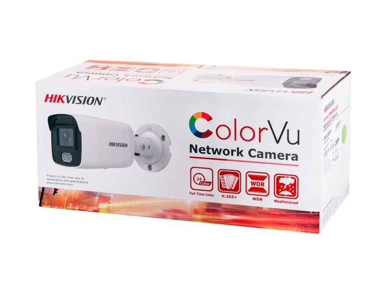 Hikvision DS-2CD2027G1-L Bullet IP security camera Indoor & outdoor 1920 x 1080 pixels Ceiling/Wall/Pole