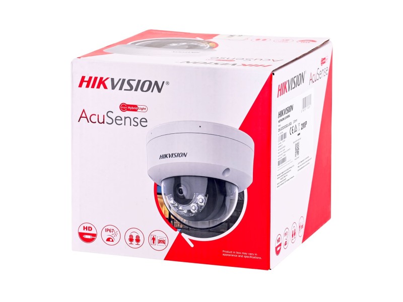 Hikvision DS-2CD2123G2-LIS2U(2.8mm) Dome IP security camera Indoor & outdoor 1920 x 1080 pixels Ceiling/wall