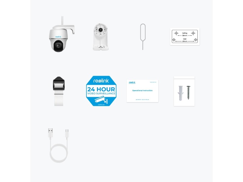 Reolink Argus Series B430 - 5MP Outdoor Wi-Fi Camera, Pan & Tilt, Person/Vehicle/Animal Detection, Color Night Vision Reolink Argus Series B430 - 5MP Outdoor Wi-Fi Camera, Pan & Tilt, Person/Vehicle/Animal Detection, Color Night Vision