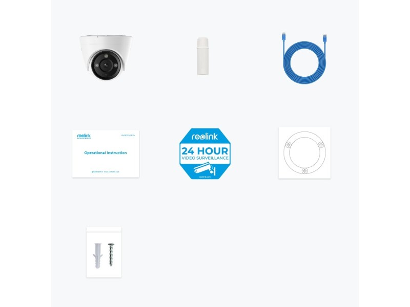 Reolink P434 - 4K Outdoor Camera, PoE, 3X Optical Zoom, Person/Vehicle/Animal Detection, Color Night Vision