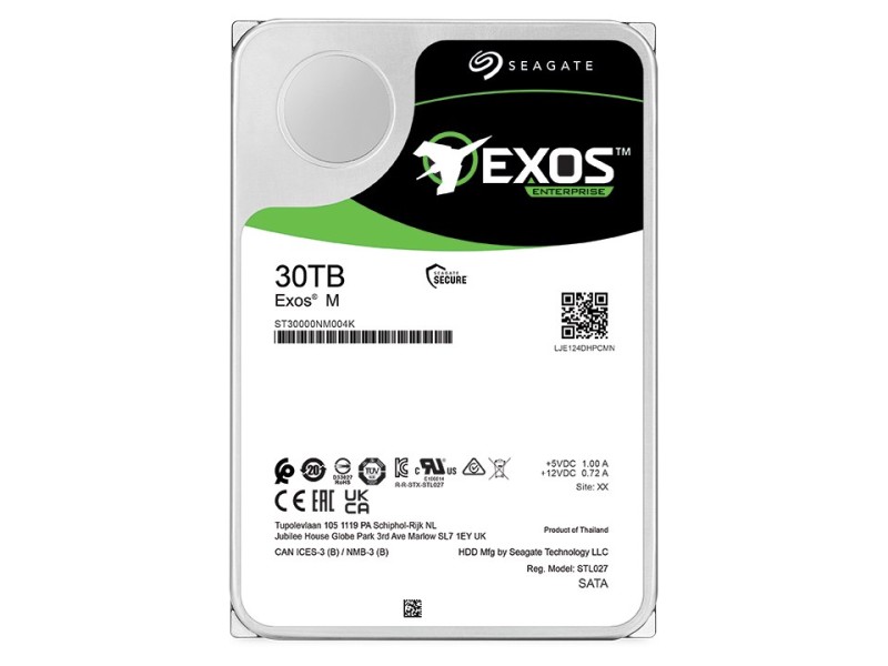 Seagate Exos M internal hard drive 30 TB 7200 RPM 512 MB 3.5