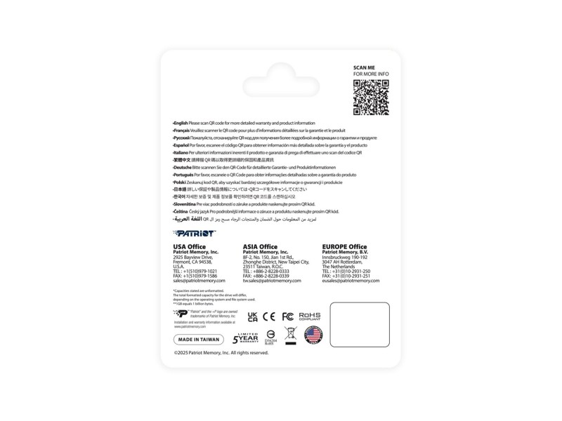 SSD Patriot Viper P410 M.2 PCI-Ex4 NVMe 1.4 2TB 5GB/s (P410P2TBM28H)