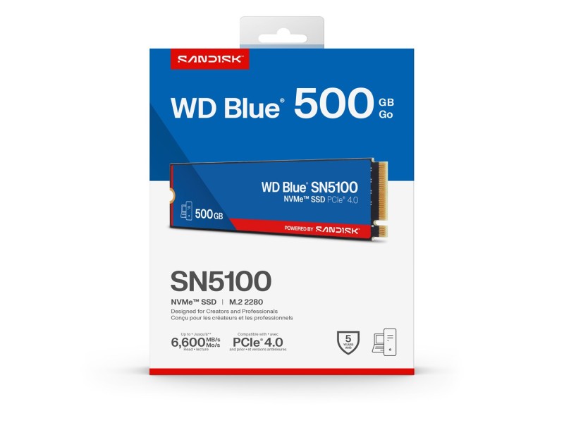 Western Digital 500GB WD Blue® SN5100 NVMe™ SSD