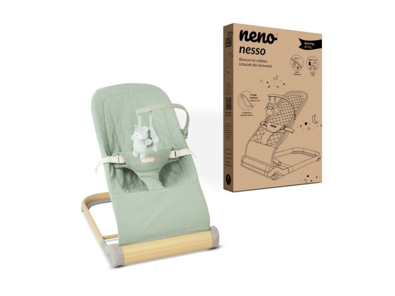 NESSO LIGHT GREEN - BED SEAT FOR BABIES