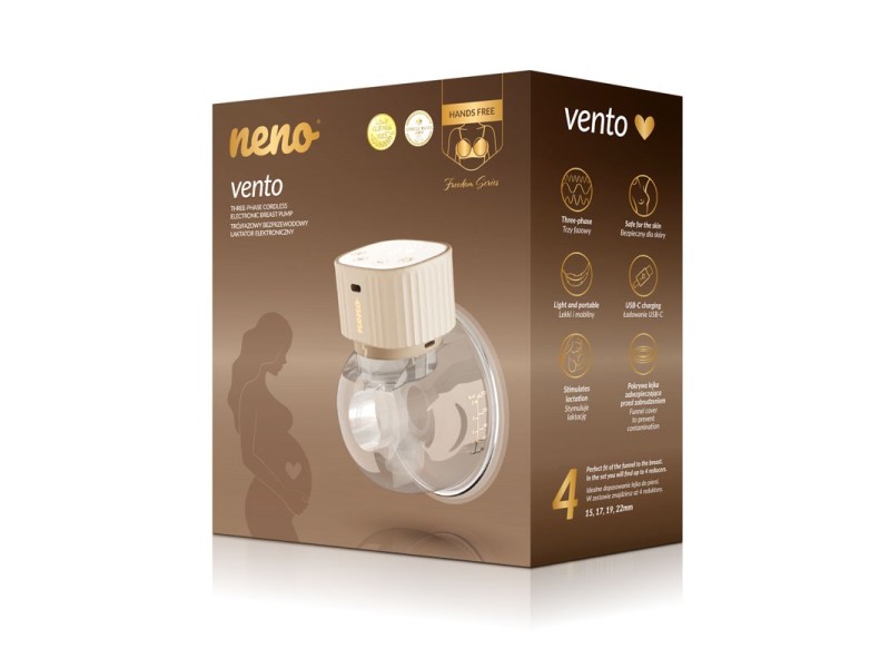 VENTO Three-Phase, Cordless Electronic Breast Pump