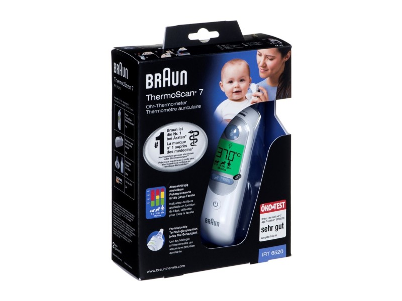 Braun ThermoScan 7 Remote sensing White Ear
