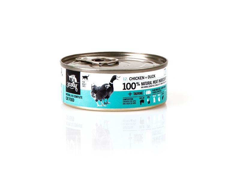 3COTY Chicken with duck - wet cat food - 80g