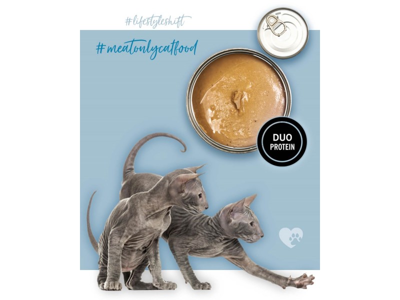 3COTY Turkey with chicken For kittens - wet cat food - 80g