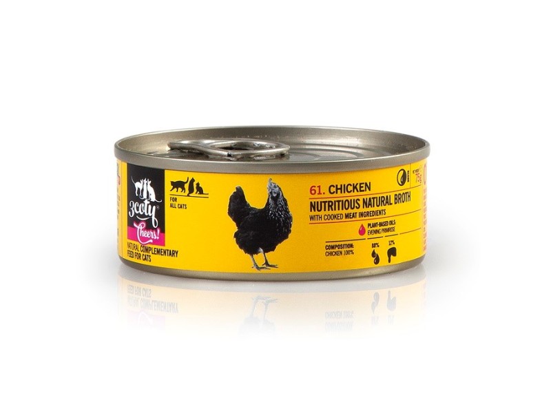3COTY Chicken Cheers! - wet cat food - 75g