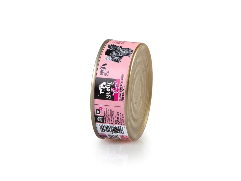 3COTY Turkey Cheers! - wet cat food - 75g
