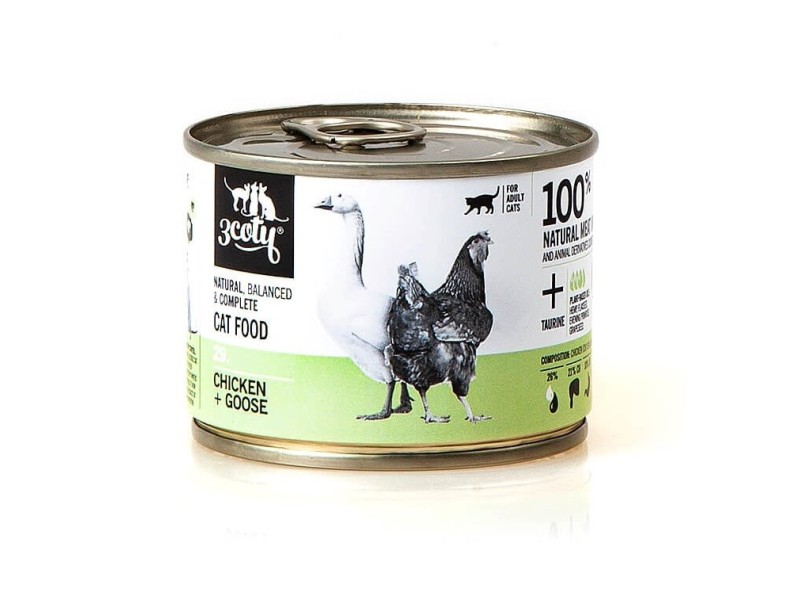 3COTY 29. Chicken and goose - wet cat food - 180g